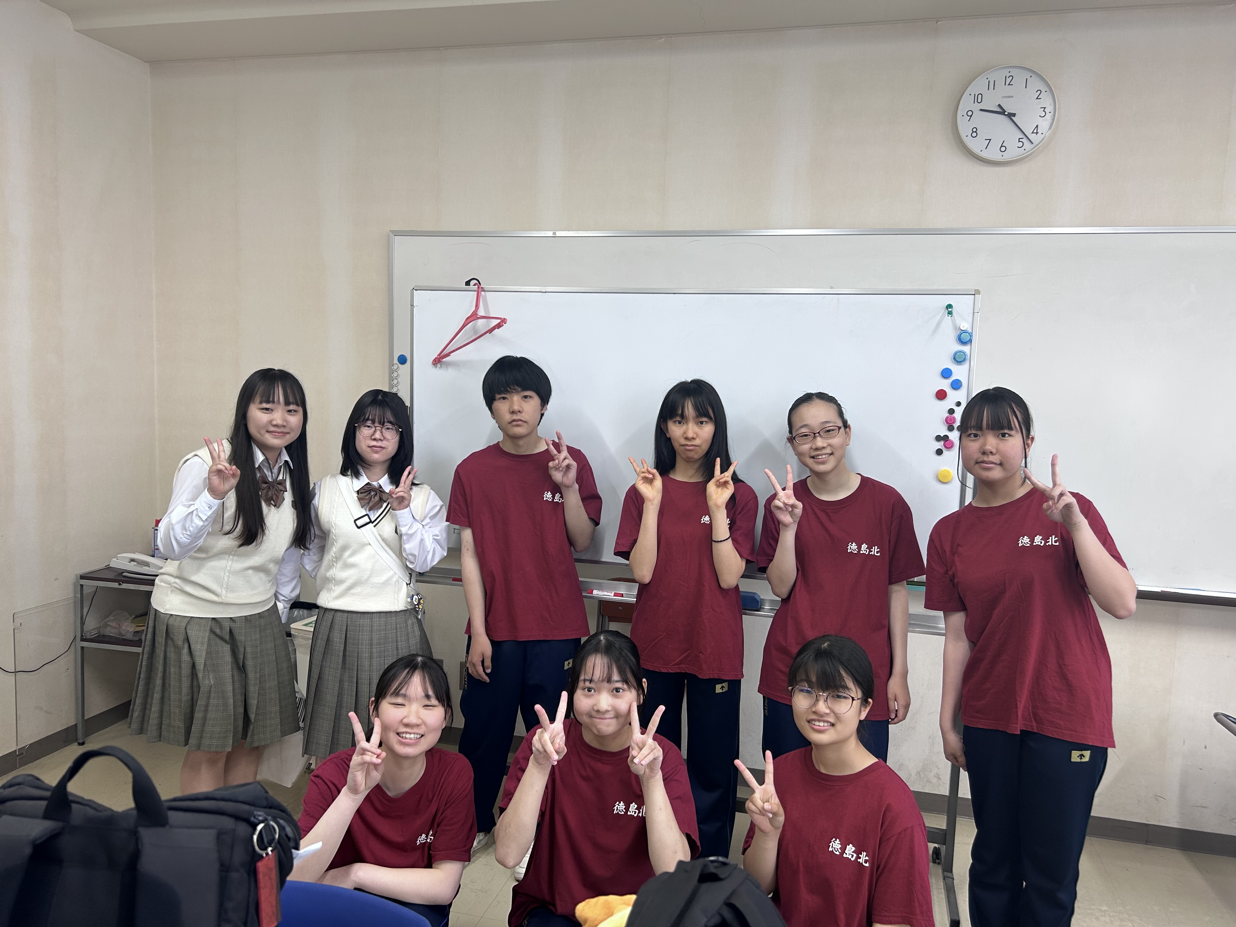 1年生も応援に来てくれました