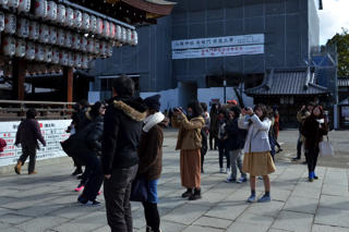 八坂神社で撮影